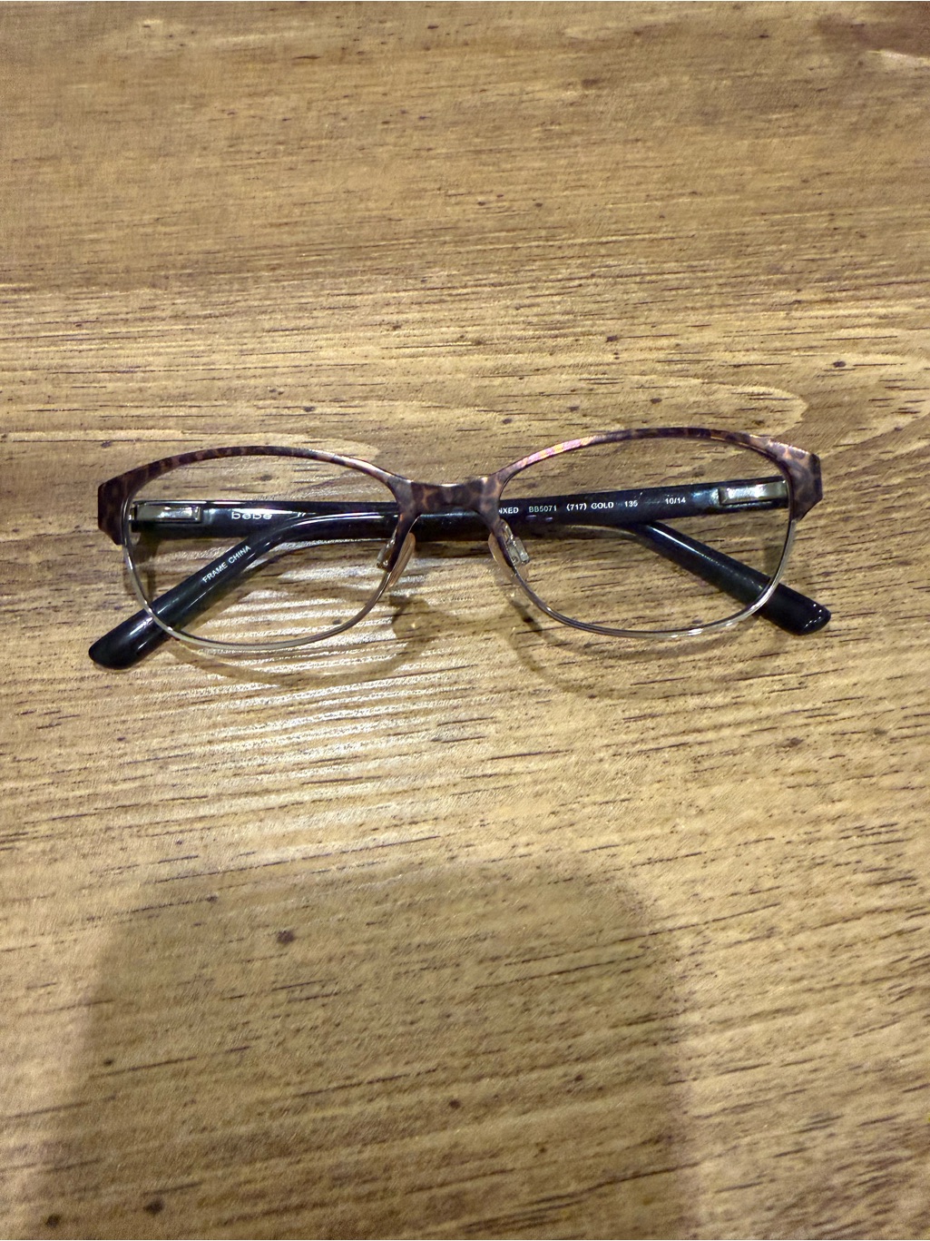 Bebe Bb5071 Rectangular Eyeglass Frames (717) Gold 51-16-135 "Jinxed"